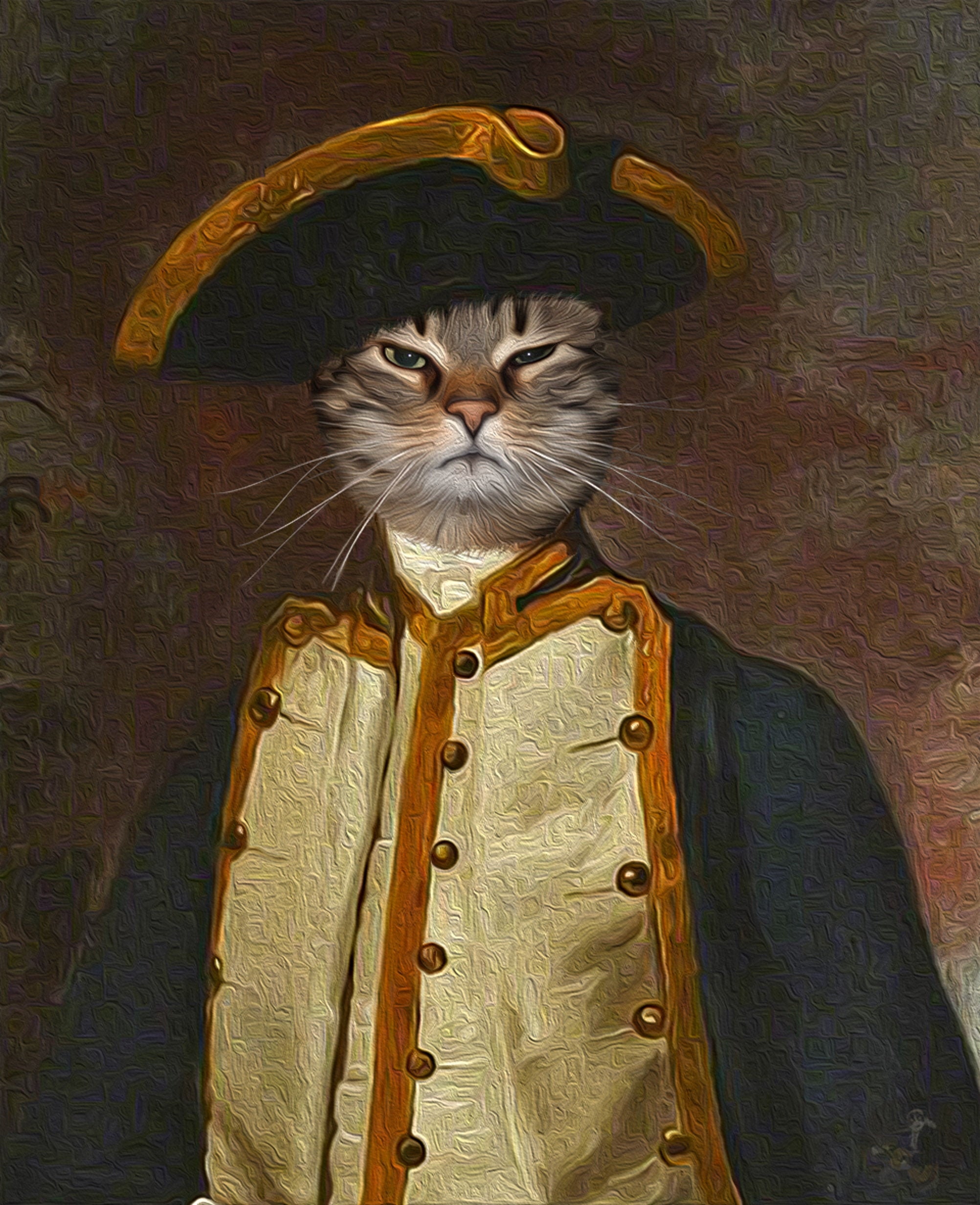 Custom Cat Portrait Custom Renaissance Pet Portrait Royal Etsy