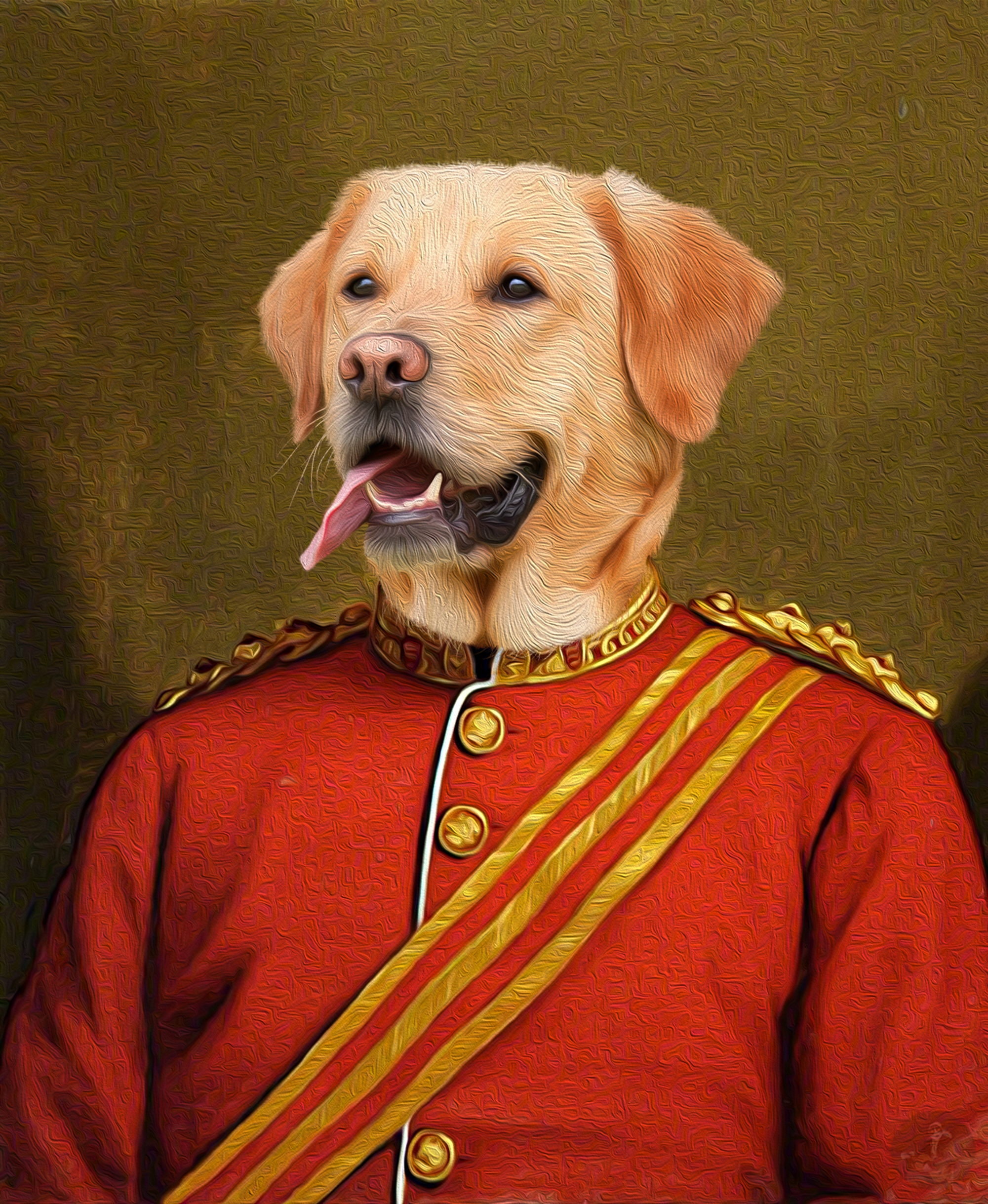 Custom Dog Portrait Royal Dog Portrait Custom Renaissance Etsy