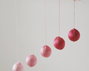 Móvil Gobbi, móvil Montessori, móvil para bebés, móvil de bolas, móvil degradado