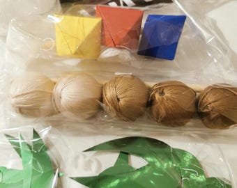 Juego de 4 móviles Montessori, móviles para bebés, móviles hechos a mano, móviles naturales, regalo de nacimiento, caja sorpresa Montessori.