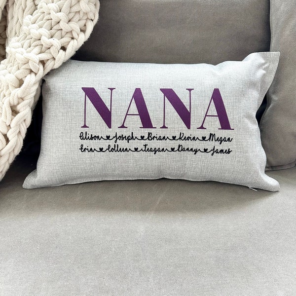 Nana Throw Pillow Etsy