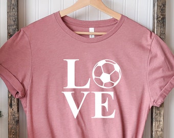 Cute Graphic Tees for Women - Soccer Shirt - Soccer Mom Shirt - Gifts for Mom - Birthday Gifts for Her - Cute Mama Shirt - Valentine Day Tee