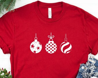 Christmas Ornaments Shirt, Merry Christmas Shirt, Christmas Tree Shirt, Christmas Shirt For Women, Christmas Gift Shirt, Christmas Party Tee