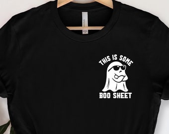 Funny Halloween Ghost T-Shirt, Halloween shirt, Boo Sheet Tee, Halloween Party Shirts, Get Spookily, This is some boo sheet, Funny Ghost Tee