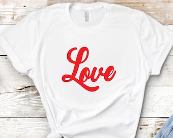 Love Design Shirt, Love Design T-shirt For Women, Love Design Shirt, Special Gift, Women Shirt, Valentine's Day Gift Shirt, Valentine Shirt