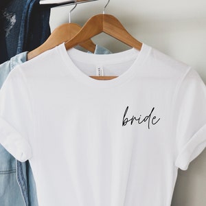 Bride Shirt Bride to Be Shirt Bride T-shirt Bride T Shirt Bride Shirt Bride Gift Ideas Bridal Party Ideas Bachelorette Party Shirt Bride Tee