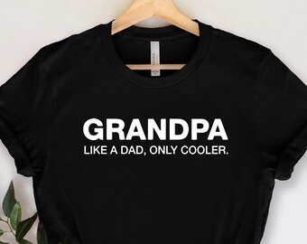 Grandpa Gift, Grandfather Gift, Pregnant Announcement Tee, Grandad Gifts, New Grandparent Gifts, Birthday Gift From Grandkids Grandpa Tshirt