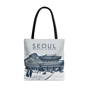 Seoul, South Korea AOP Tote Bag