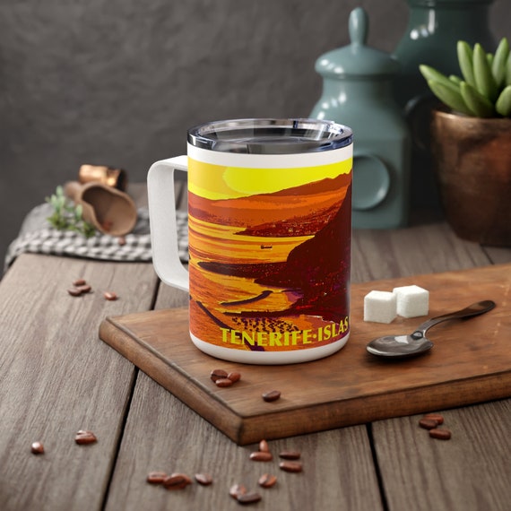 Teneriffa, Islas Canarias, Isolier-Kaffeebecher, 10oz