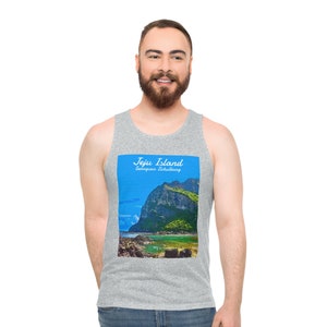 Jeju Island, Seongsan Ilchulbong, South Korea Unisex Tank Top (AOP)