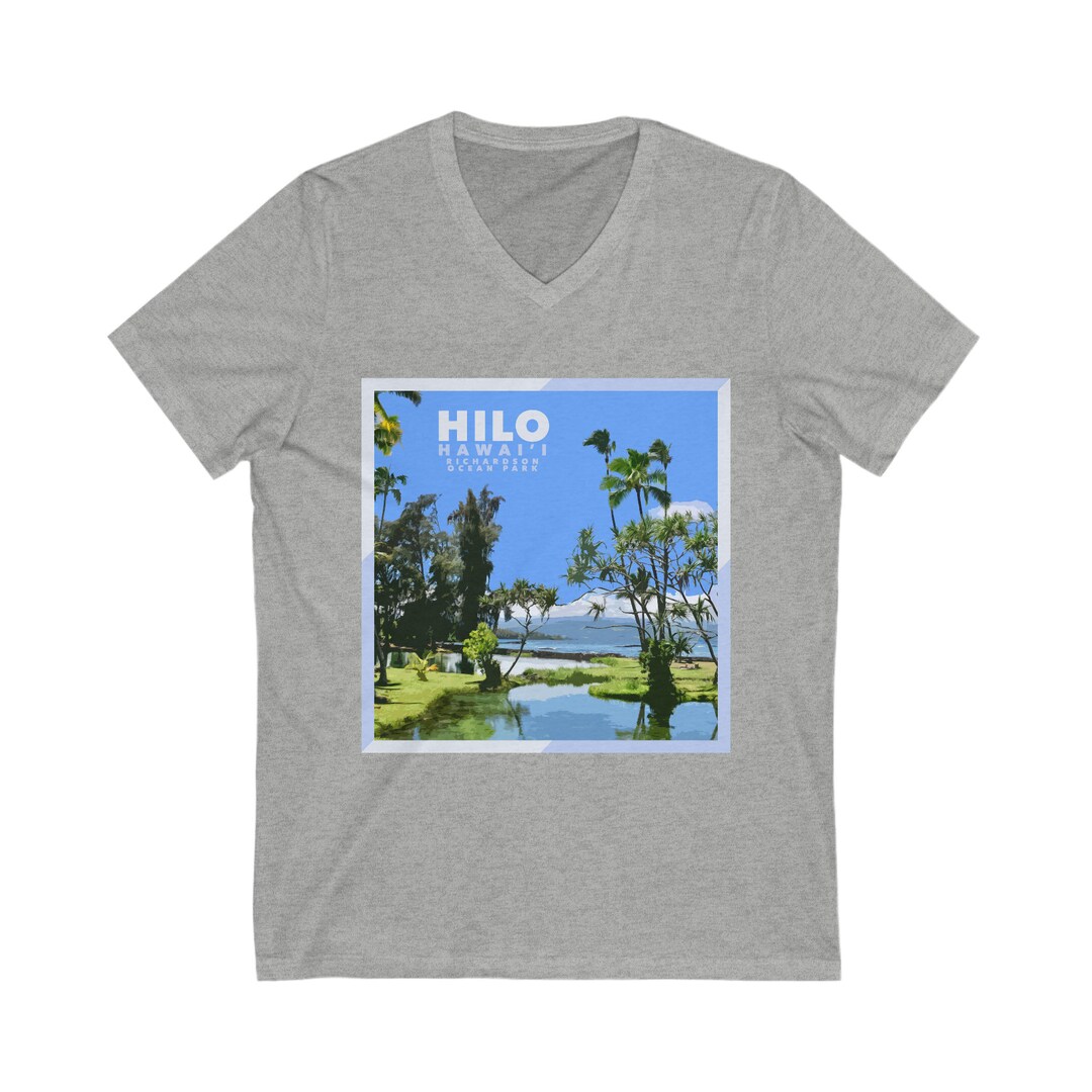 Hilo Hawaii Big Island Color Frame Unisex Jersey Short Etsy