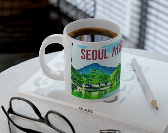 Seoul, South Korea - Jumbo Mug, 20oz