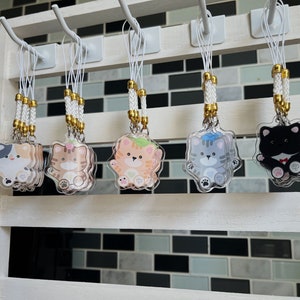 cats | acrylic charm
