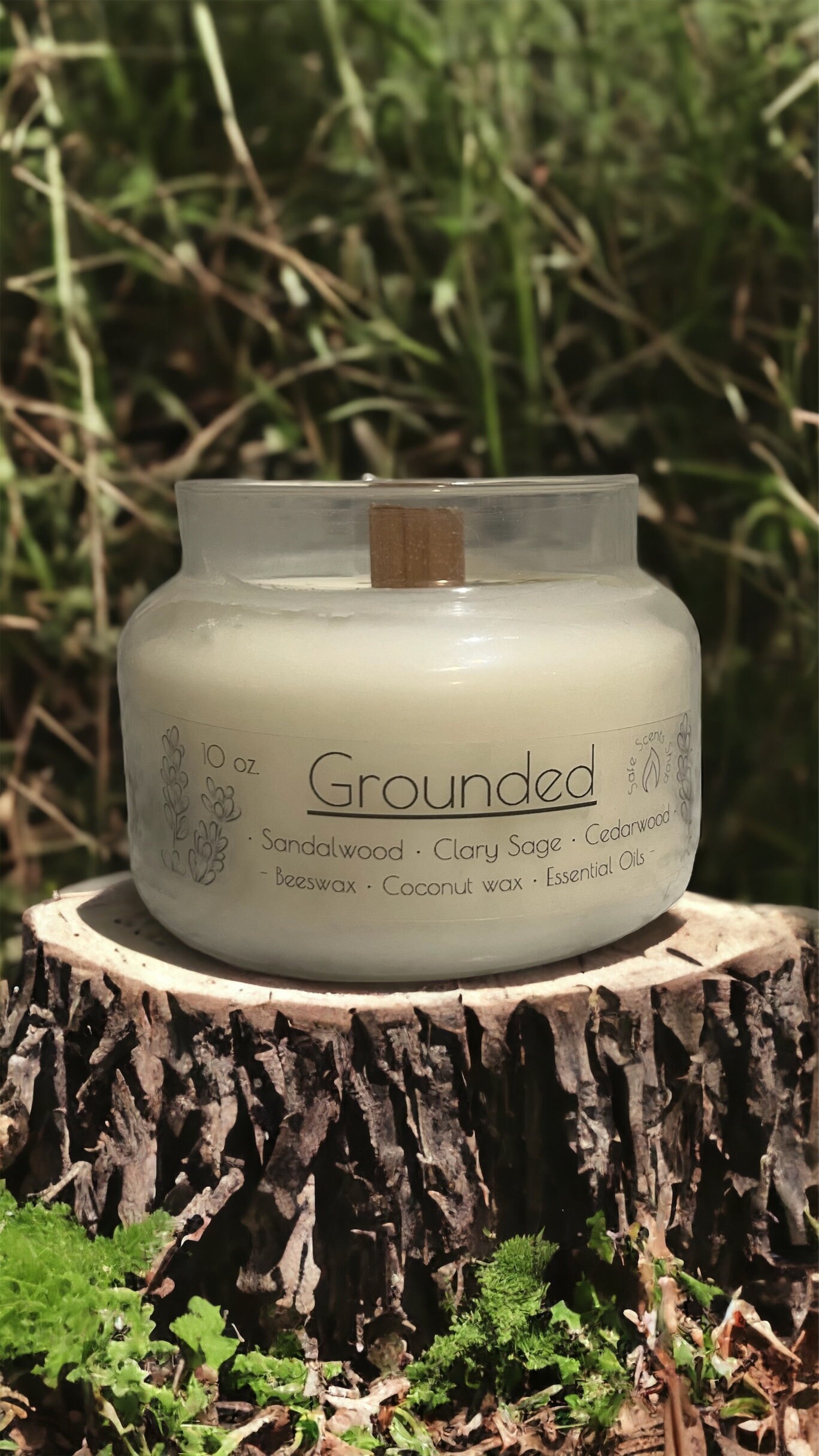 You Are Grounded Frankincense & Patchouli 8oz Candle