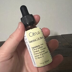 Essential Oil Blends – 1oz Amber Glass Dropper Bottle