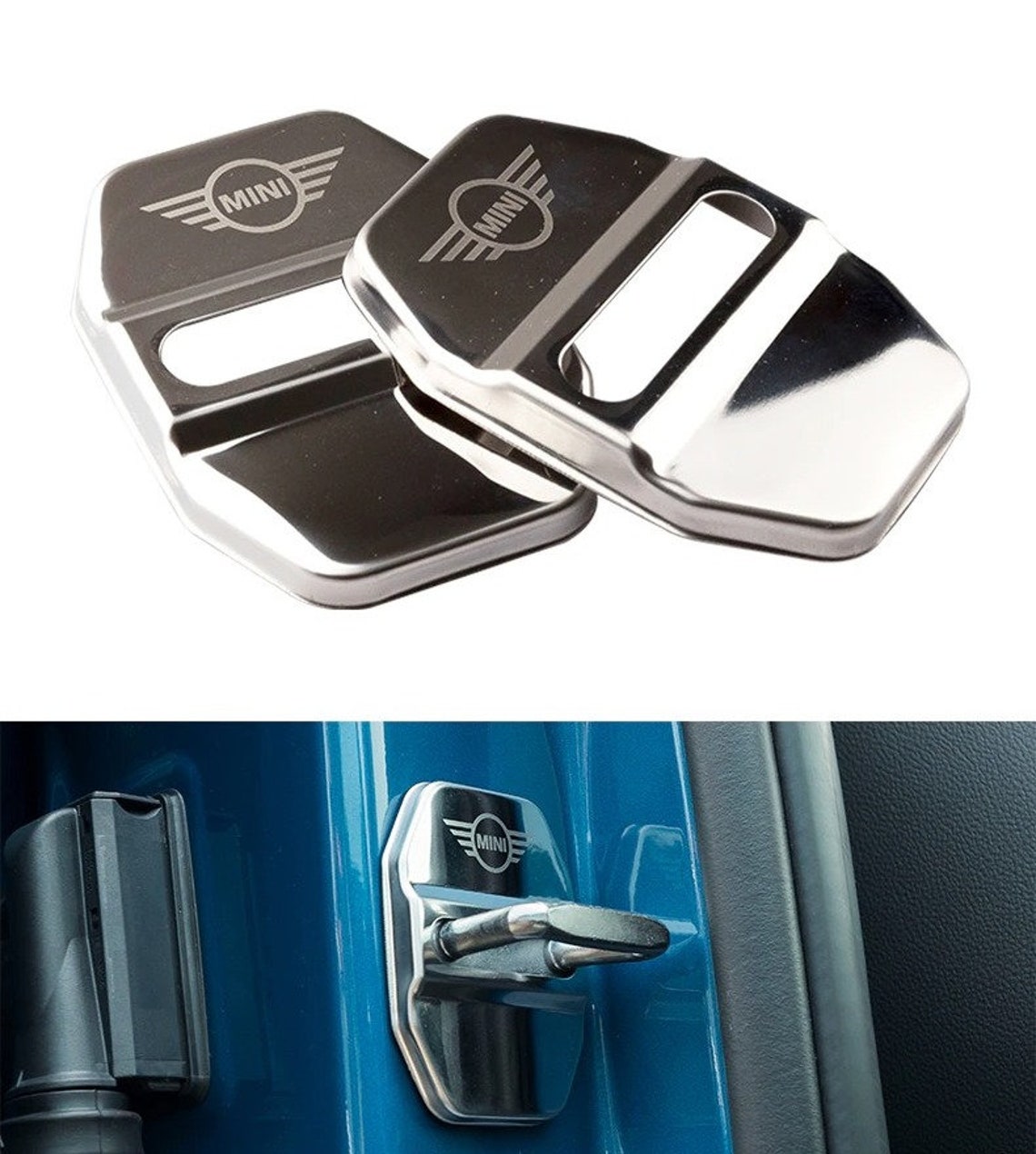 New Car 2pcs Buckle Stainless Steel Car Door Holder Door Lock Etsy