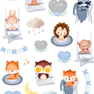 Baby Stickers Baby Shower Scrapbooking Stickers Template 