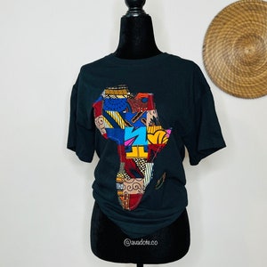 Landkarte Afrika Shirt, Afrikanisches Shirt, Schwarzes History Shirt, Afrikanisches Print Shirt