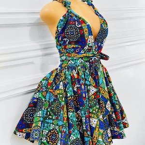 African Print infinity gown / Ankara infinity gown ( tie multiple ways)