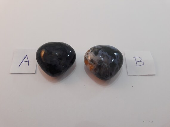 モスアゲートハート - Etsy 日本