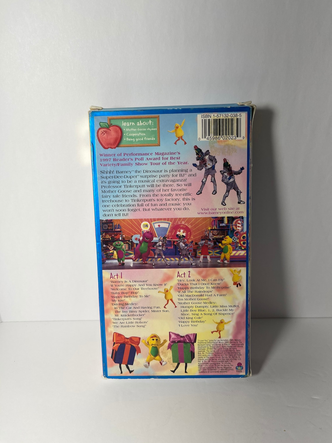 Classic Collection Barneys Big Surprise Live On Stage Vhs Etsy Classic Collection Barneys Big Surprise Live On Stage Vhs Etsy