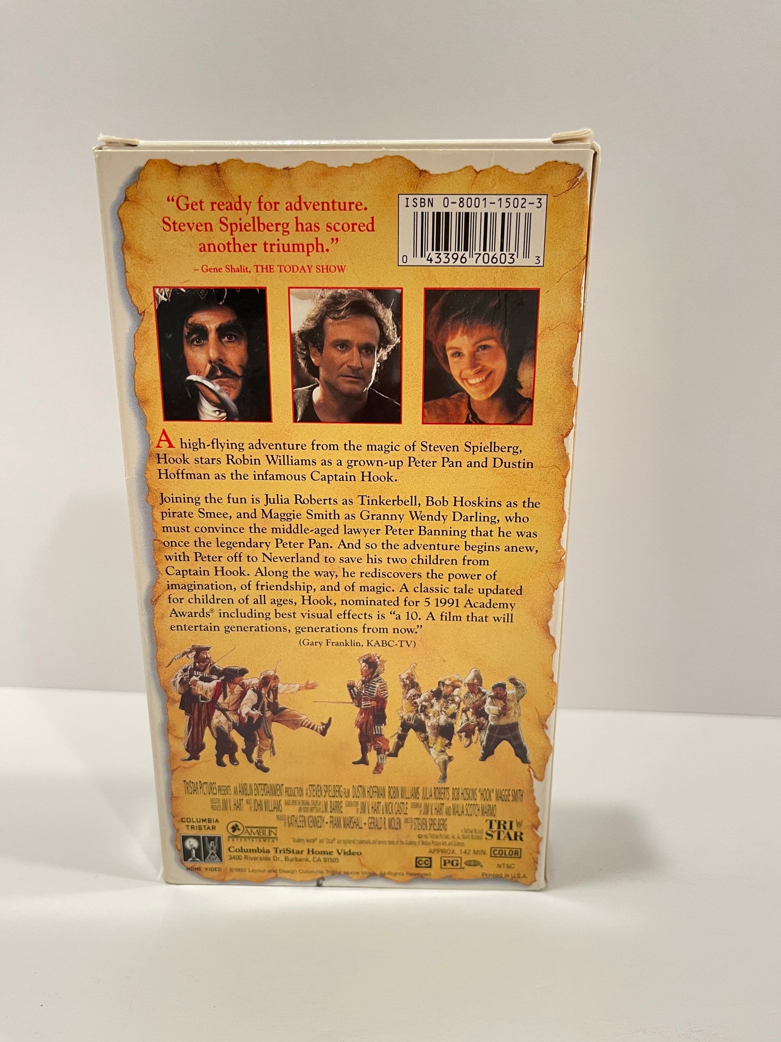 Hook VHS 1992 Robin Williams Etsy