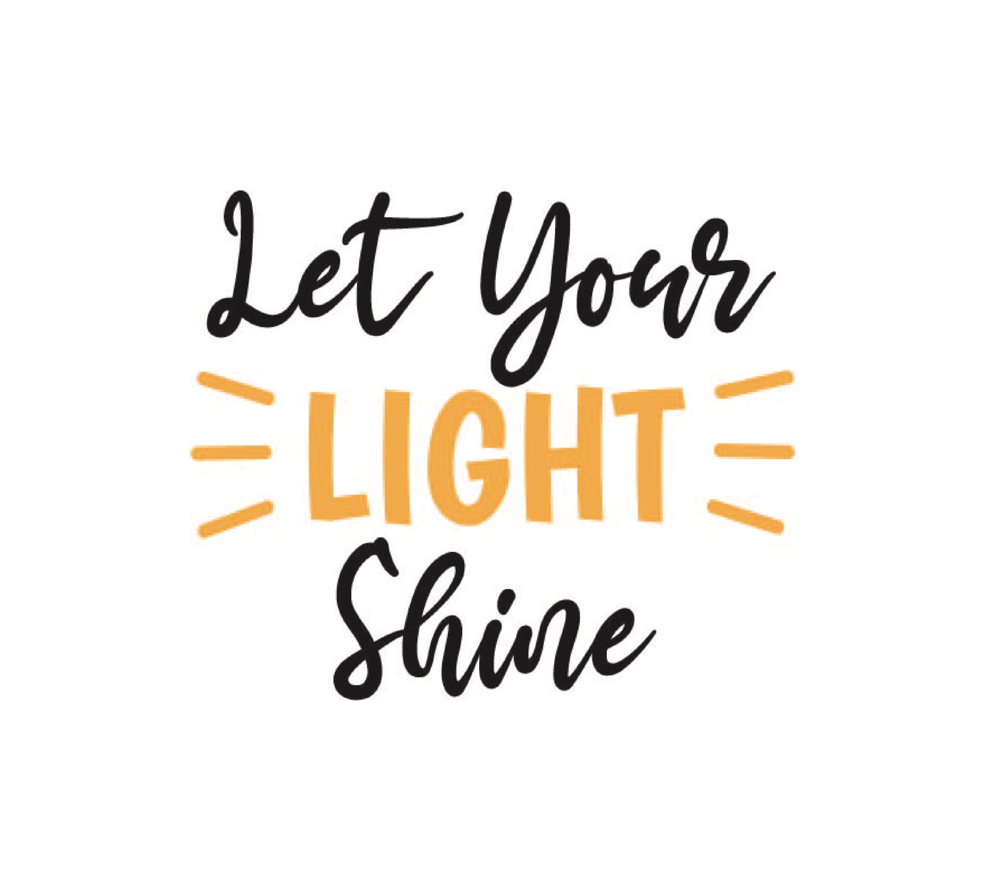 Let Your Light Shine - SVG File - Etsy