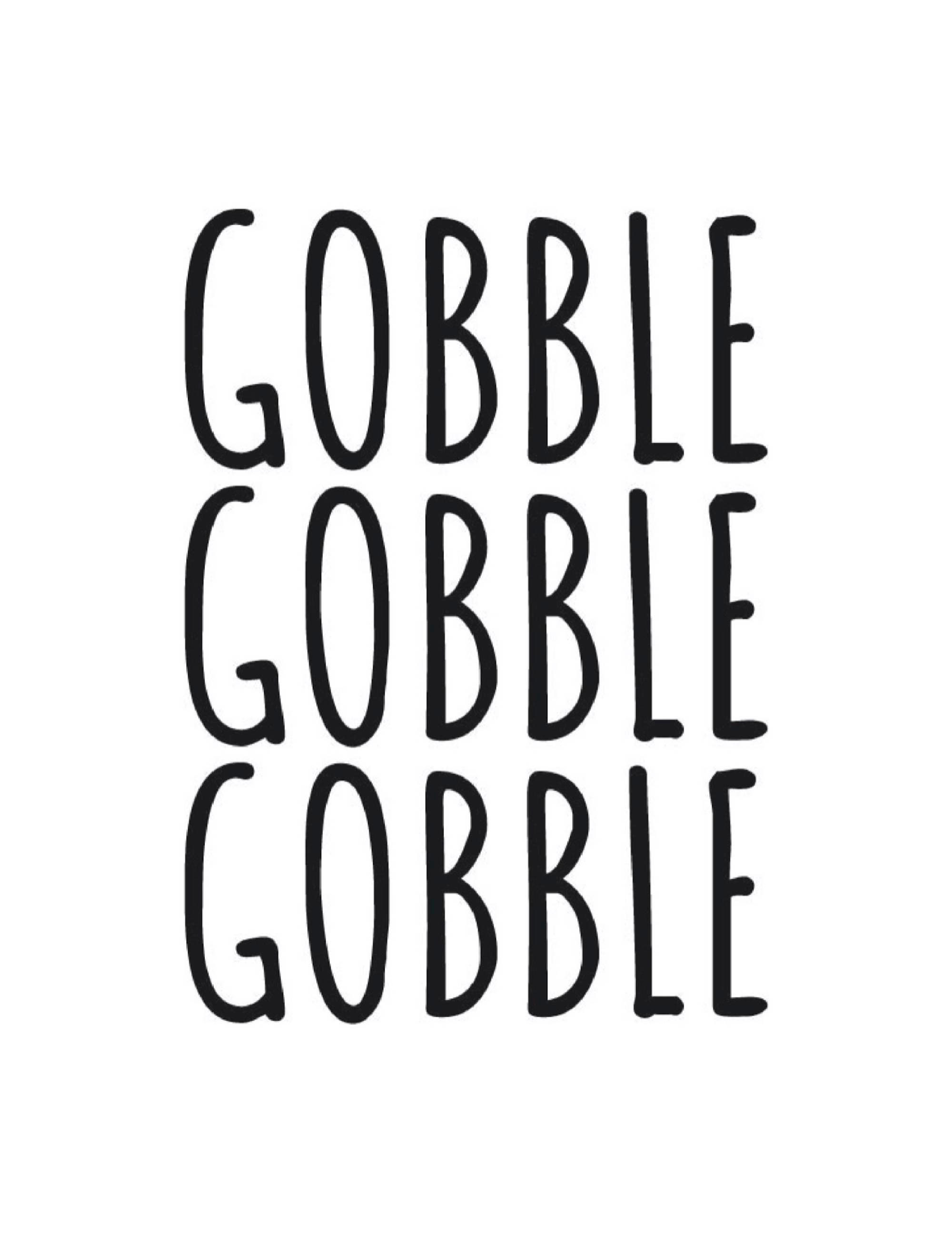 Gobble Gobble Gobble SVG File - Etsy