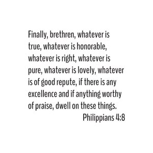Philippians 4:8 - SVG File