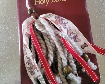 Bible Tassel Bookmark, Bookmarks, Journaling, Spiritual, Christian Gifts, Bible, Baptism Gifting, Christian Woman--