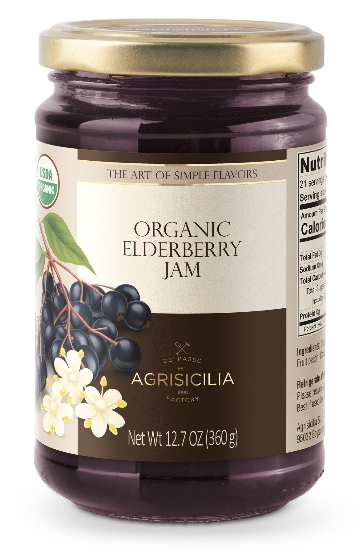 6PACK Organic Elderberry Jam 12.7oz 360g Etsy