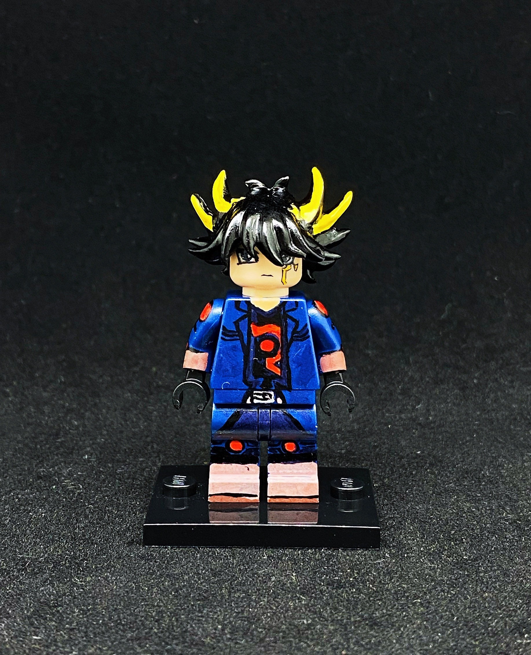 Custom Lego Minifig Yugioh Yusei 