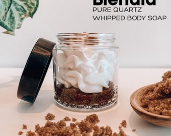 BLENDID Pure Quartz Whipped Body Soap and Sugar Scrub