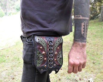 Leather Belt Pocket