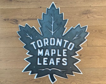 Toronto Maple Leafs Custom Metal Wall Art Logo