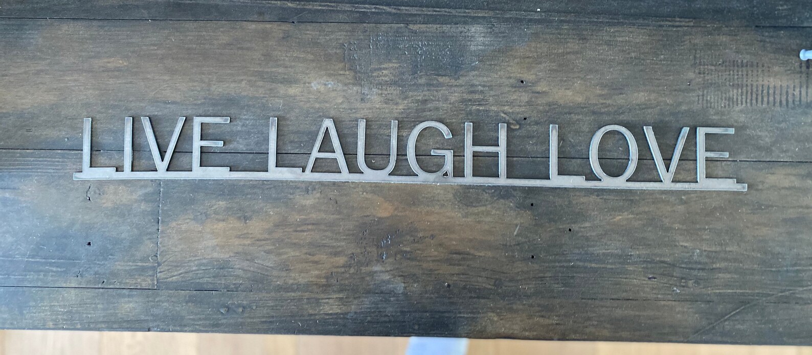 LIVE LAUGH LOVE Metal Sign Wall Art Modern Art Etsy