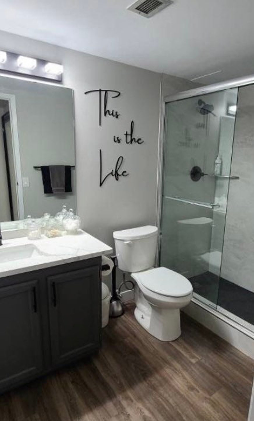 This is the Life Script Artwork Metal Word Metal Wall Art Etsy