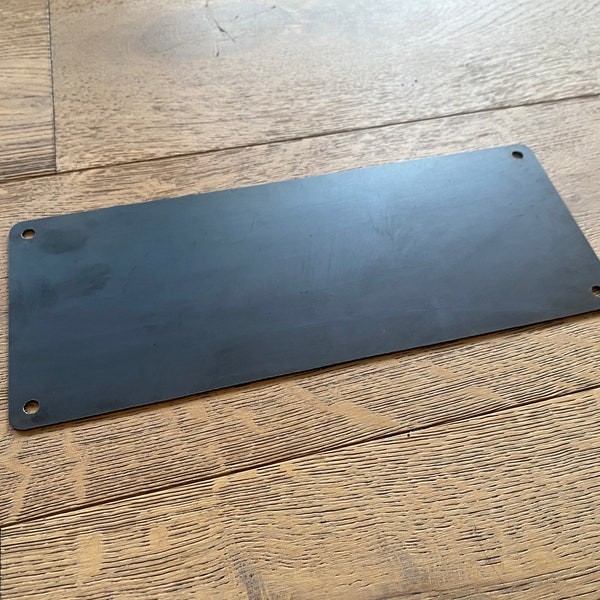 3" Door Push Kick Plate | Lower Door Kick Plate | Door Push Plate | Industrial Door | Door Accessories | Steel Door Plate | Metal Kick Plate