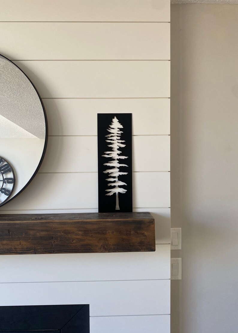 Single Sitka Metal Tree Wall Art Tree Art Metal Art Etsy