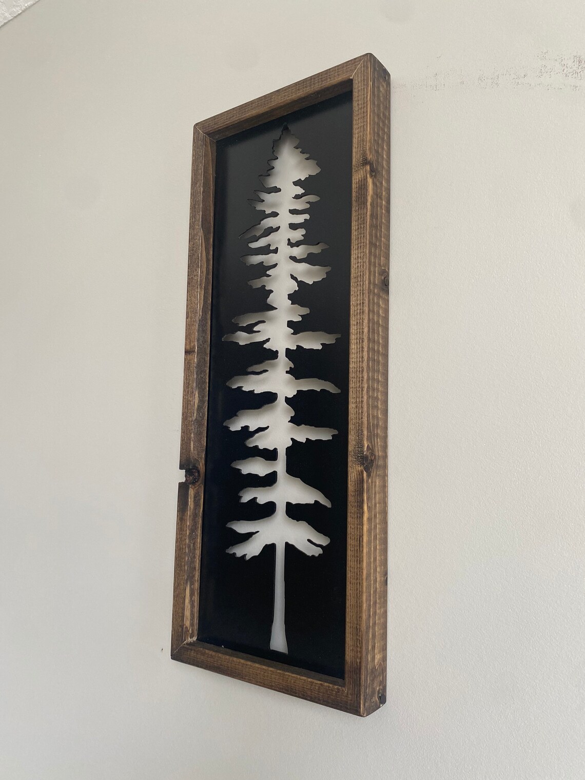 Single Sitka Metal Tree Wall Art Tree Art Metal Art Etsy