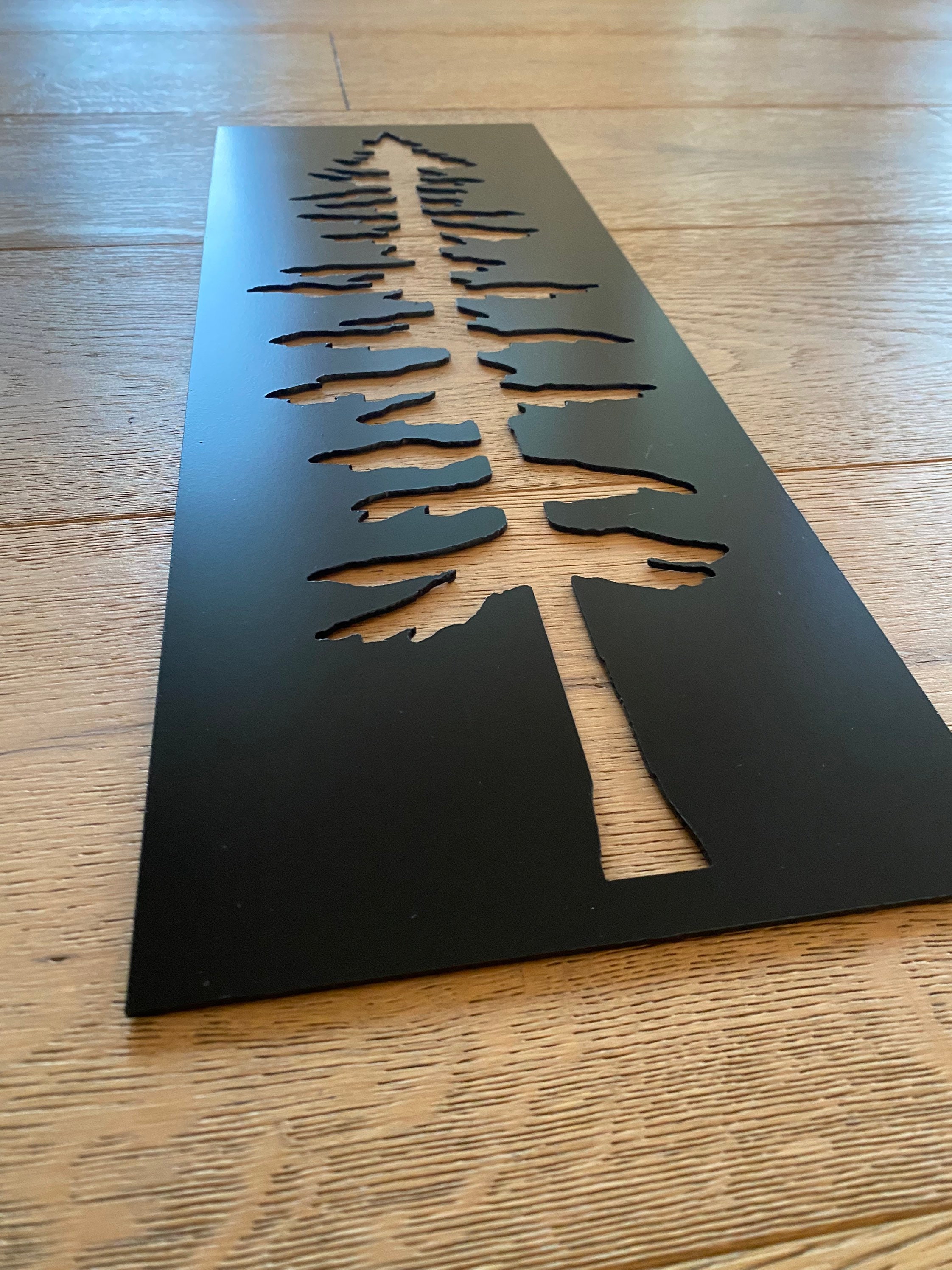 Single Sitka Metal Tree Wall Art Tree Art Metal Art Etsy