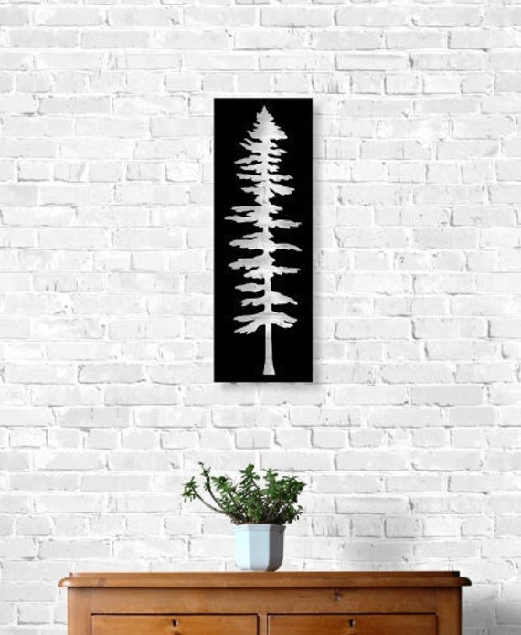 Single Sitka Metal Tree Wall Art Tree Art Metal Art Etsy