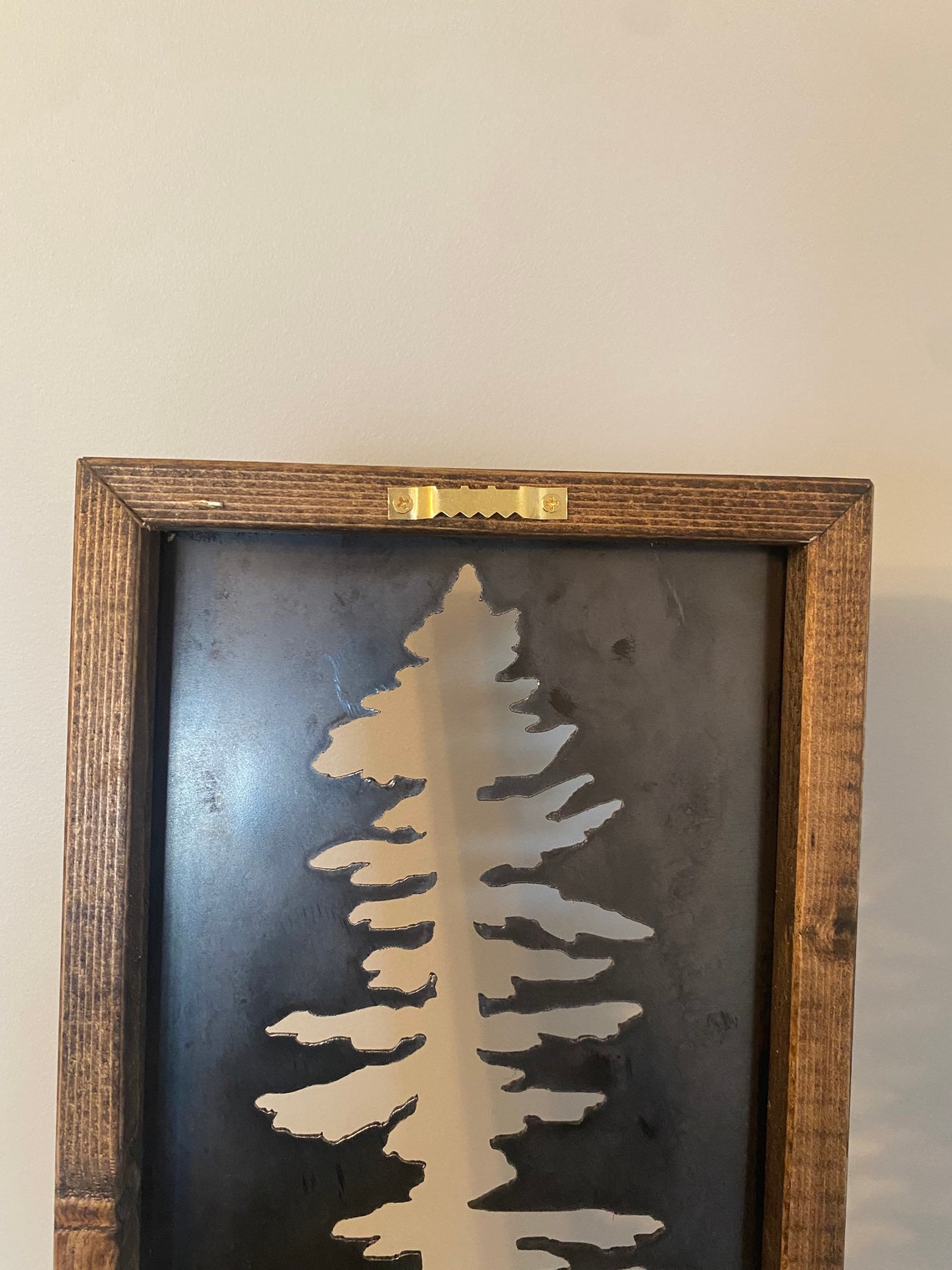 Single Sitka Metal Tree Wall Art Tree Art Metal Art Etsy