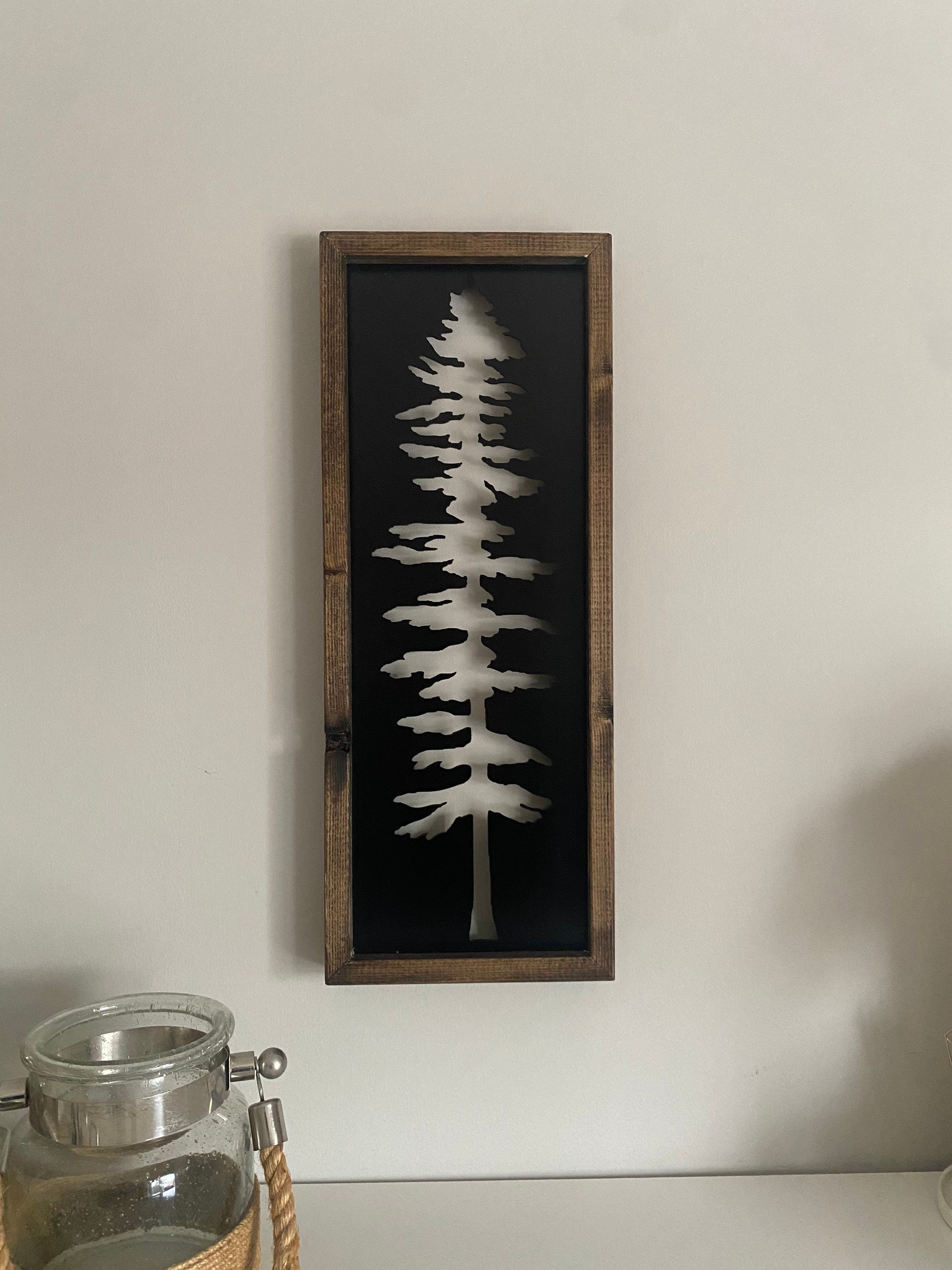 Single Sitka Metal Tree Wall Art Tree Art Metal Art Etsy