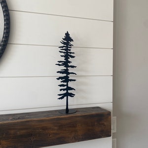 Standing Single Sitka Metal Tree Wall Art | Tree Art | Metal Art