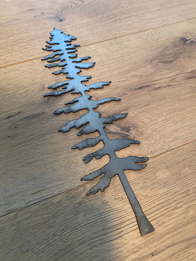 Single Sitka Metal Tree Wall Art Tree Art Metal Art Etsy