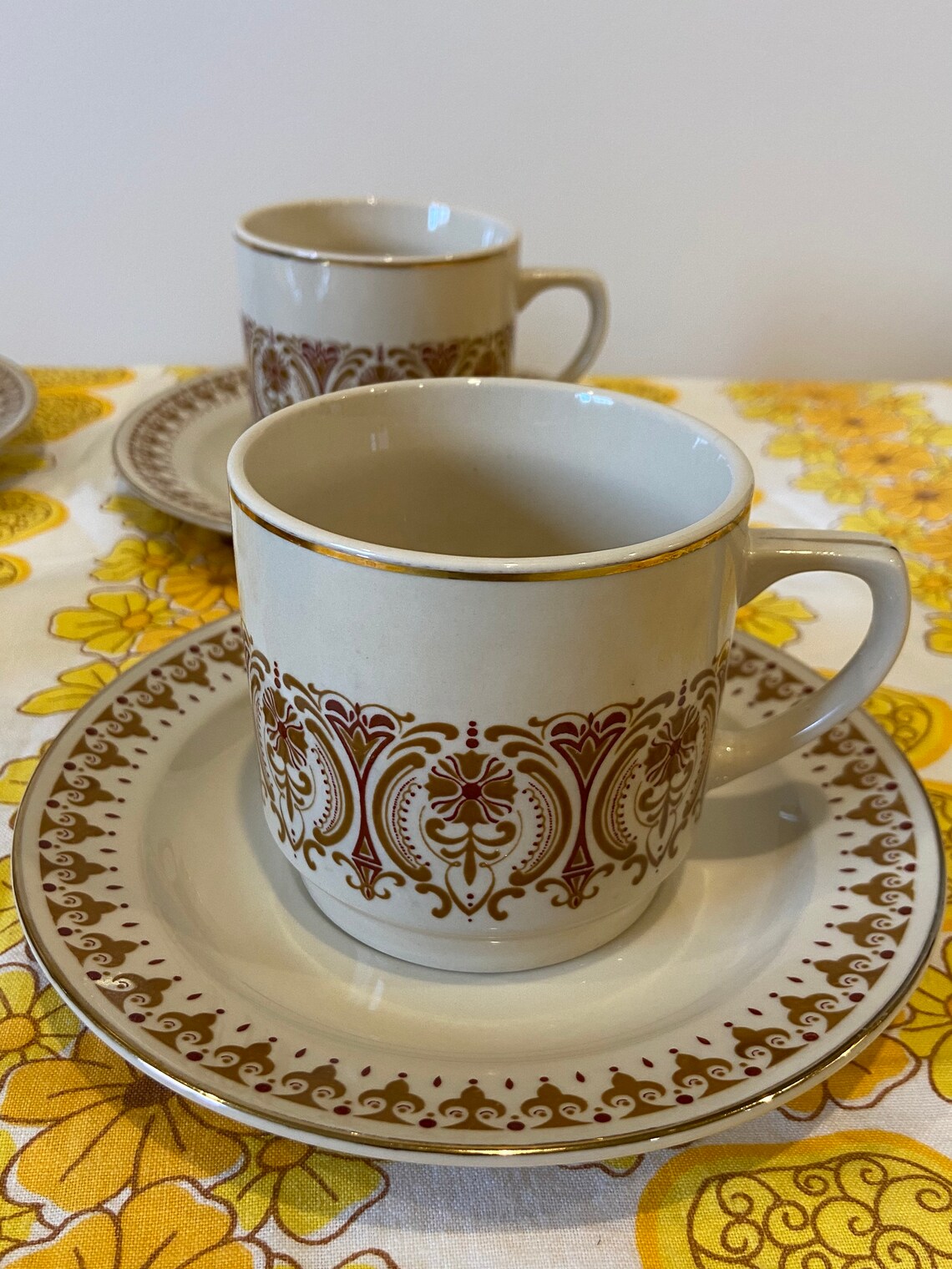 Set of Four Kun-Lun Tea or Coffee Set Retro Vintage Cups and | Etsy