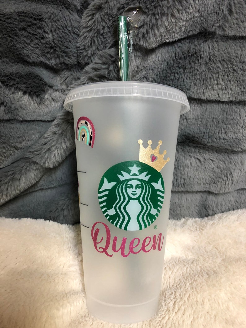 Custom Mommy and Me QueenPrincess Starbucks Tumbler