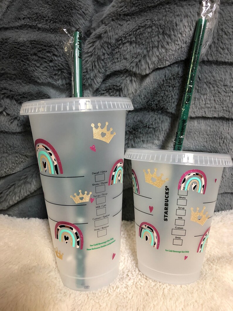 Custom Mommy and Me QueenPrincess Starbucks Tumbler