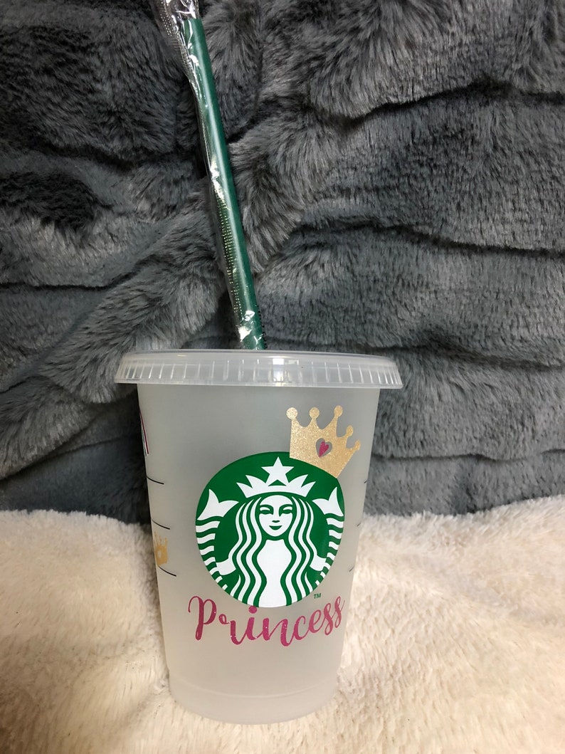 Custom Mommy and Me QueenPrincess Starbucks Tumbler